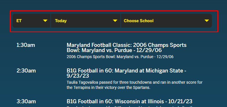 Big ten network on directv 6