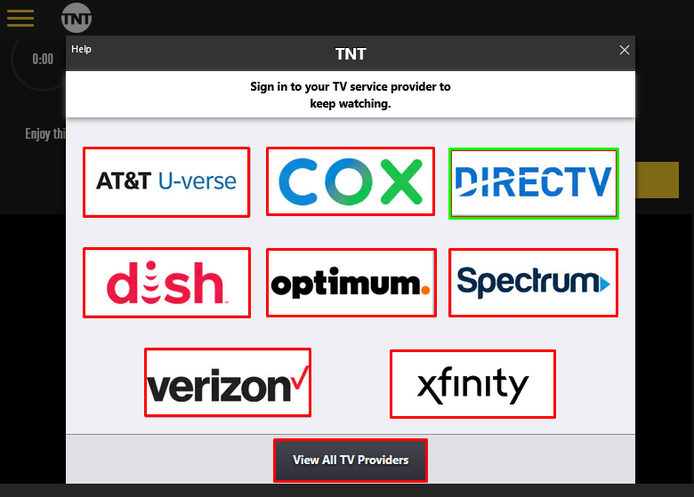 Tnt on direvtv 12