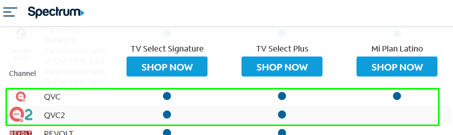 Qvc On Spectrum 1